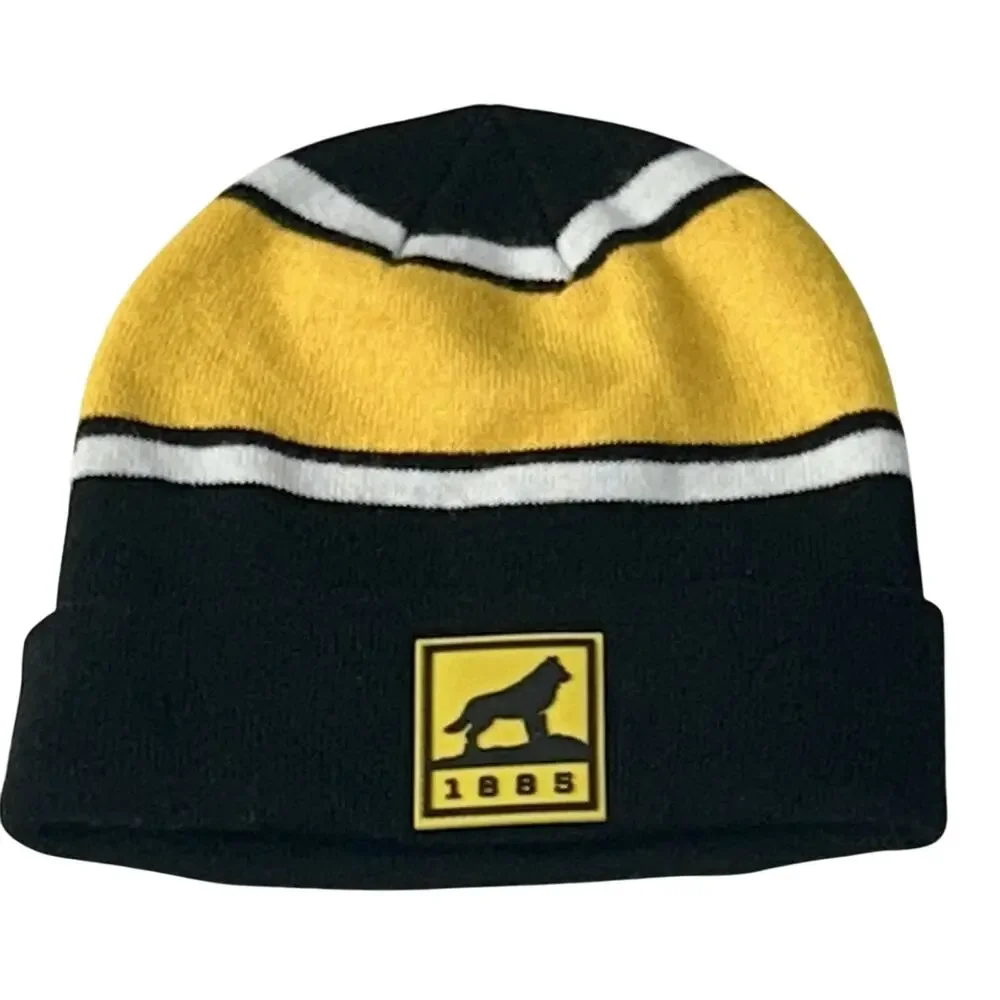 LogoFit Michigan Tech University Huskies CEGE Engineering Striped Knit Beanie